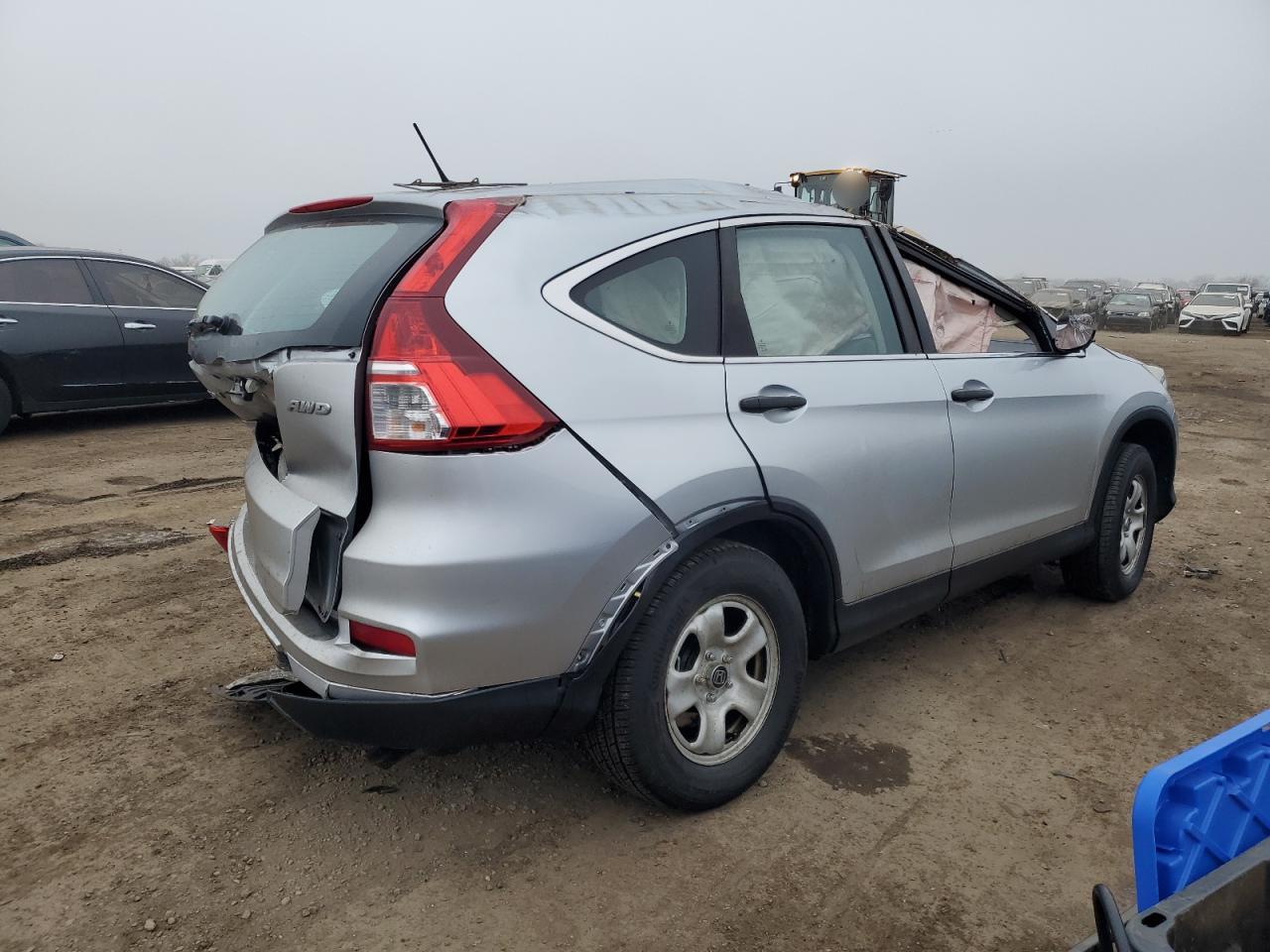 2015 Honda CR-V VIN 5J6RM4H36FL119822 Copart auction photo, all over damage thumbnail 3