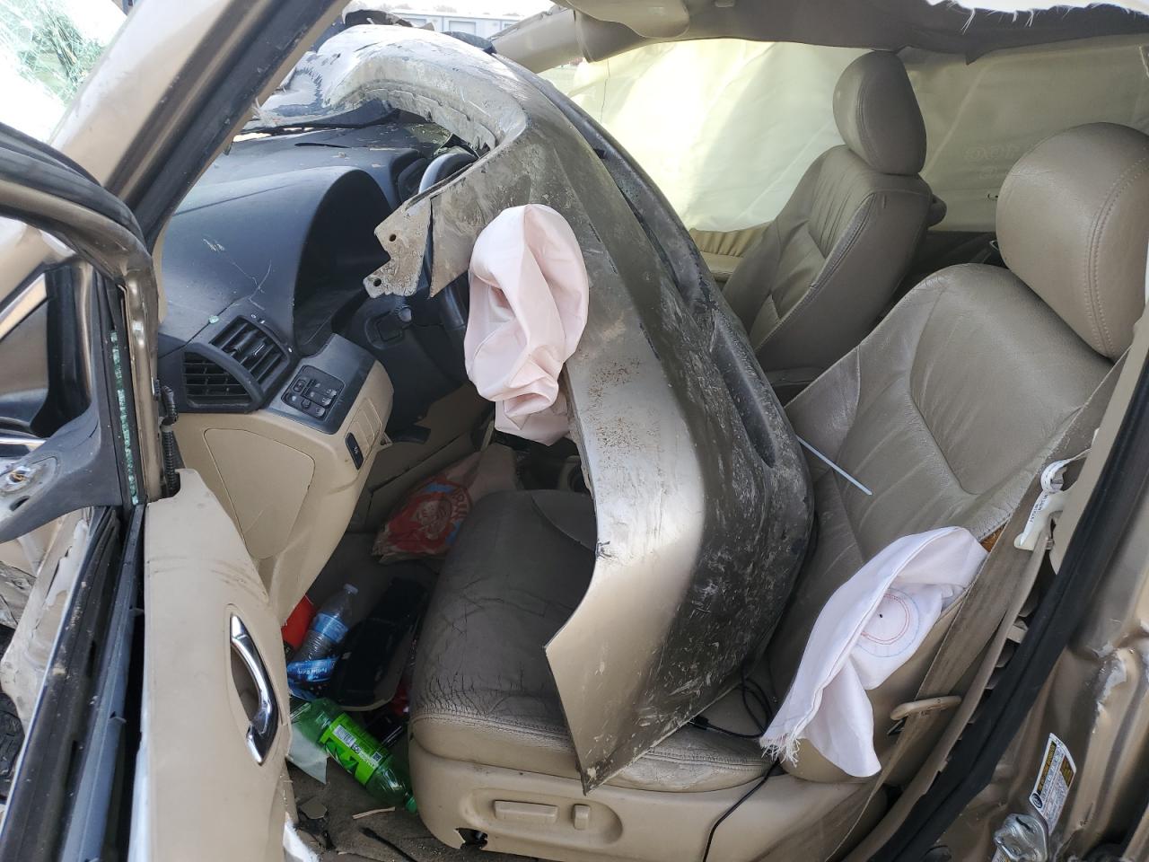 2007 Honda Odyssey VIN 5FNRL38707B411217 Copart auction photo, rollover damage thumbnail 7