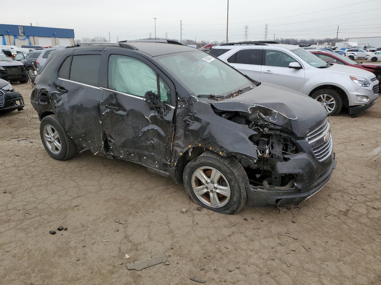 2016 Chevrolet Trax VIN KL7CJLSBXGB684934 Copart auction photo, all over damage thumbnail 4