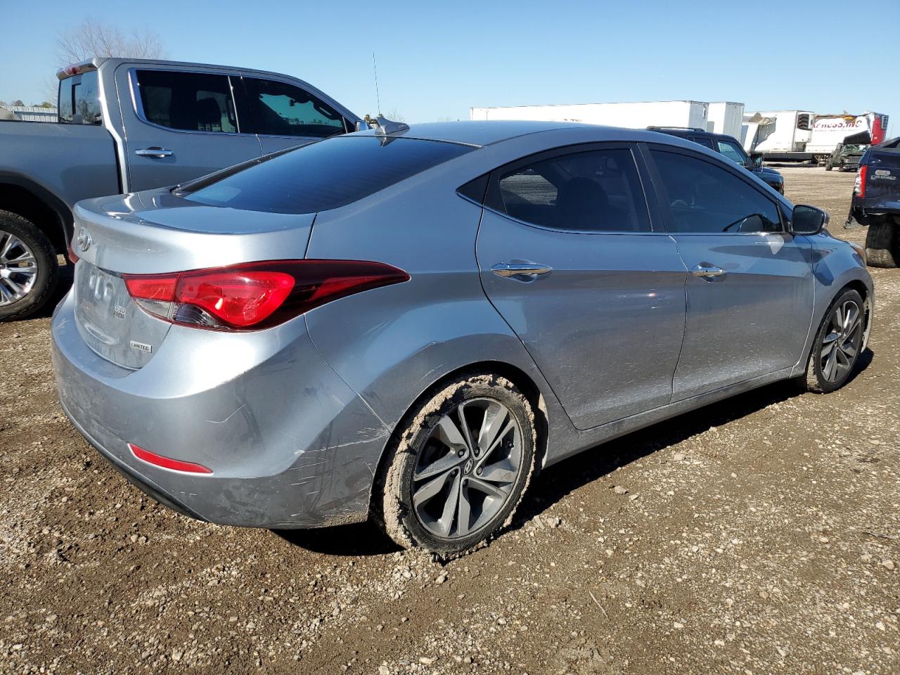 2016 Hyundai Elantra VIN 5NPDH4AE4GH675066 Copart auction photo, side / minor dent/scratches damage thumbnail 3