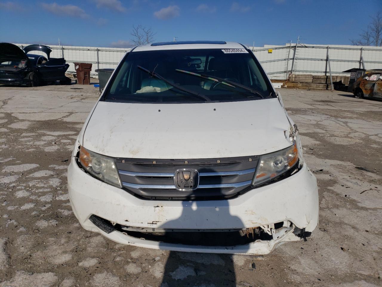 2012 Honda Odyssey VIN 5FNRL5H63CB147763 Copart auction photo, all over / side damage thumbnail 5