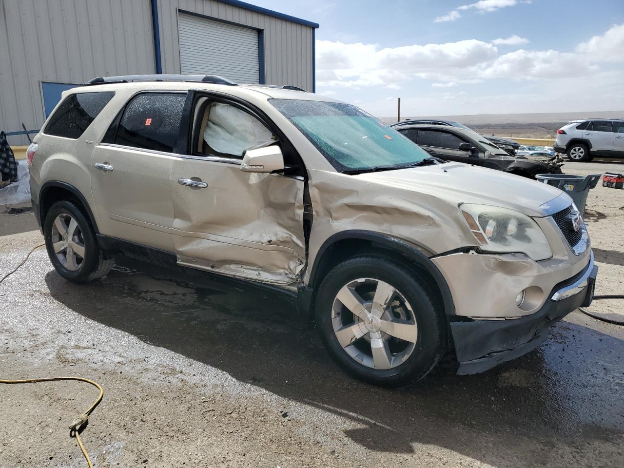 2012 GMC Acadia VIN 1GKKRRED5CJ241490 Copart auction photo, front end / side damage thumbnail 4