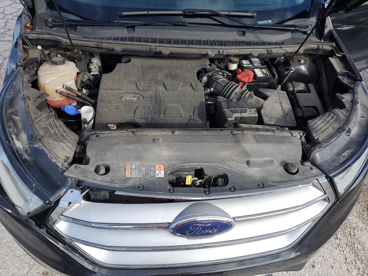 2015 Ford Edge VIN 2FMPK3K86FBB14939 Copart auction photo, side / undercarriage damage thumbnail 12