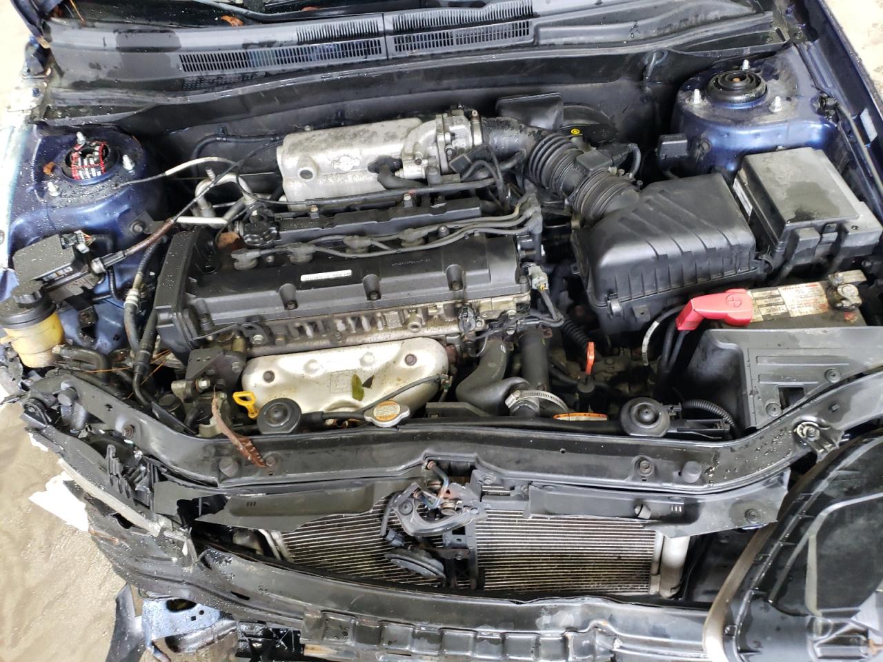 2009 KIA Spectra VIN KNAFE221195625582 Copart auction photo, front end / water/flood damage thumbnail 12