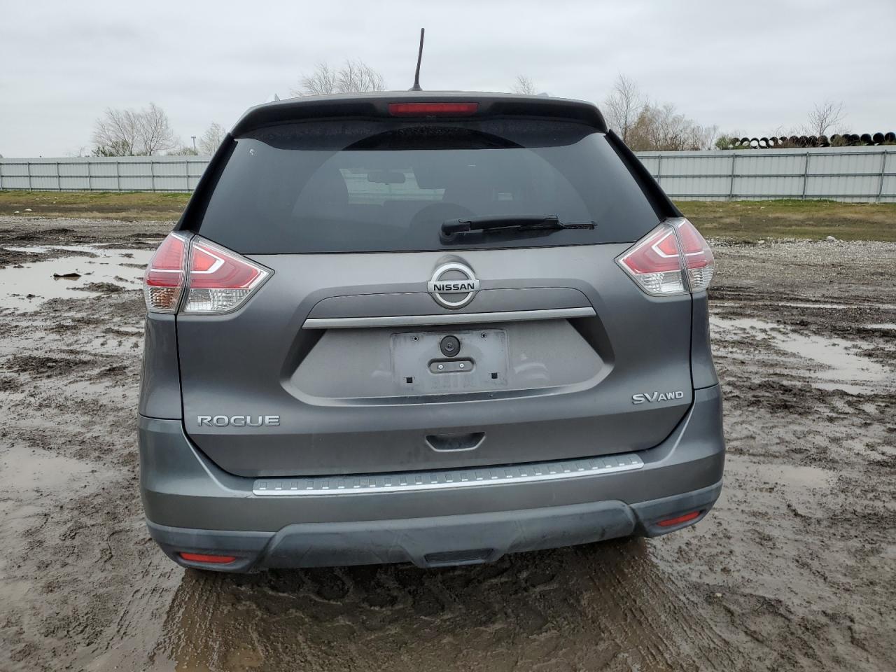 2016 Nissan Rogue VIN KNMAT2MV4GP702854 Copart auction photo, side / minor dent/scratches damage thumbnail 6