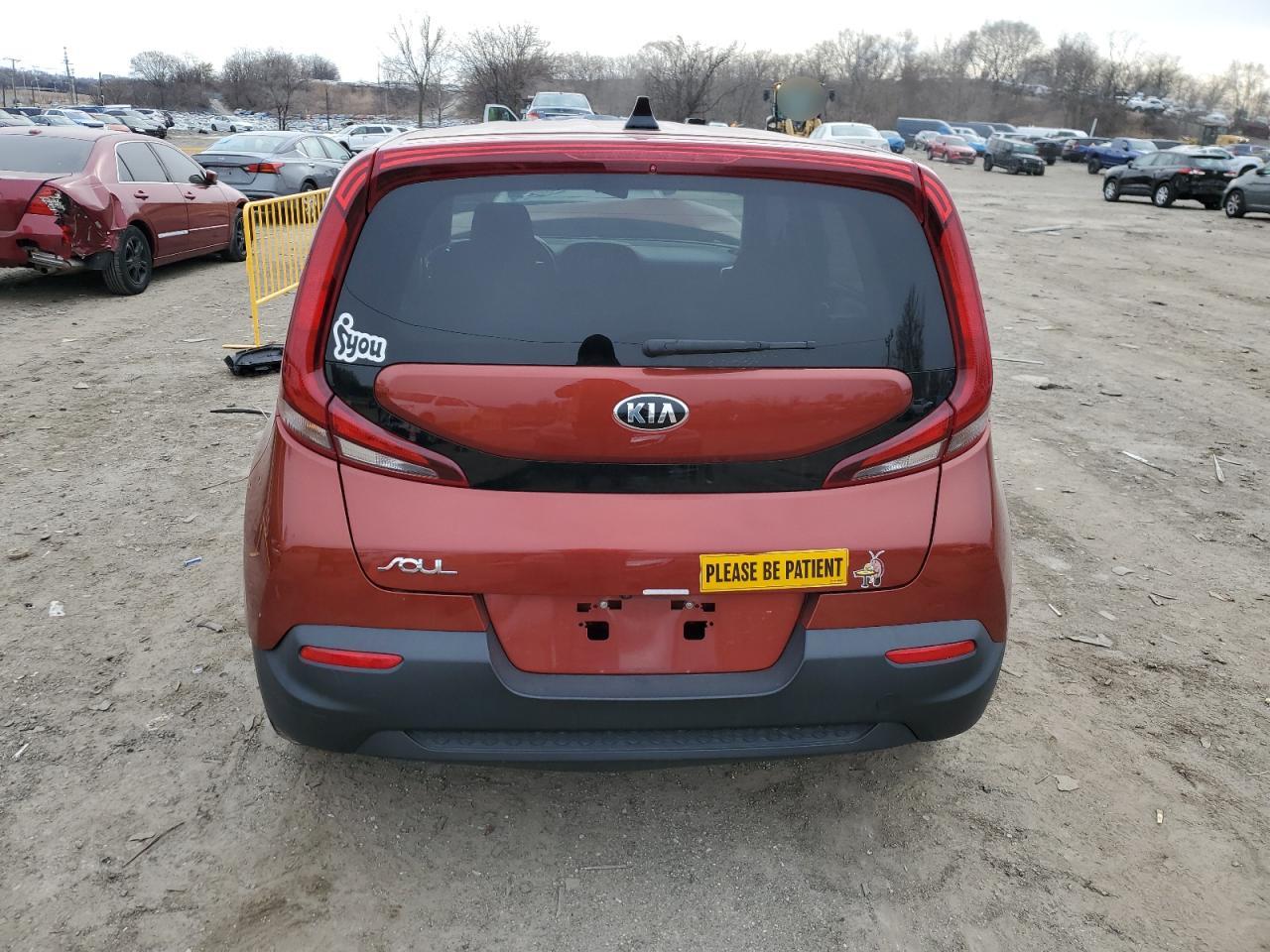 2020 KIA Soul VIN KNDJ23AU6L7107535 Copart auction photo, front end damage thumbnail 6
