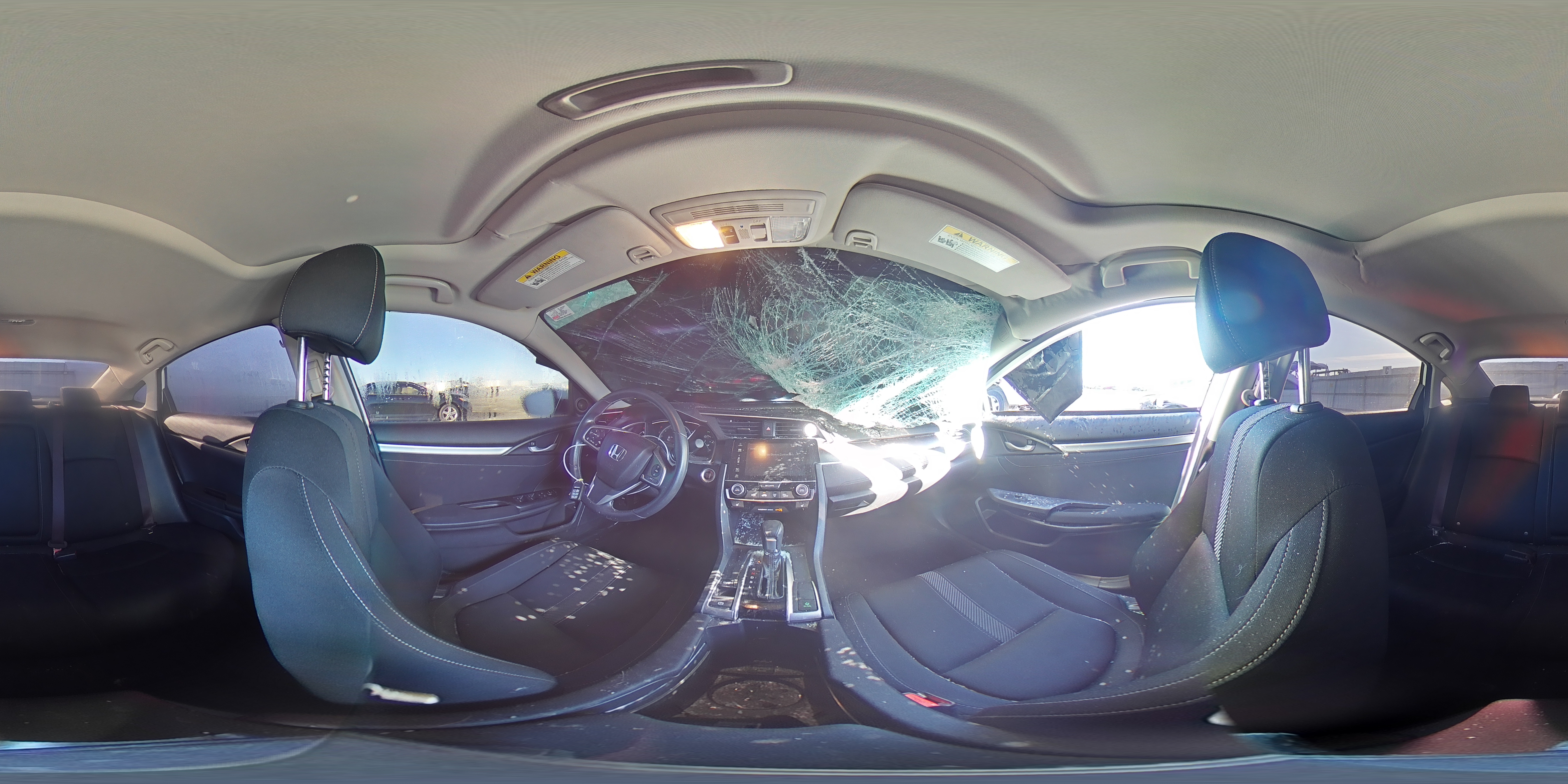 2018 Honda Civic VIN JHMFC1F30JX032284 Copart auction photo, all over damage thumbnail 12