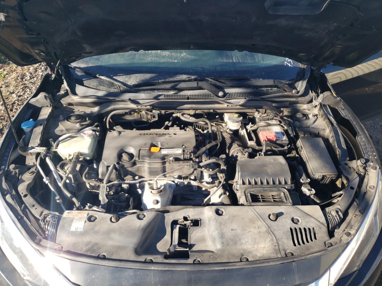 2017 Honda Civic VIN 19XFC2F74HE047326 Copart auction photo, rear end / minor dent/scratches damage thumbnail 11
