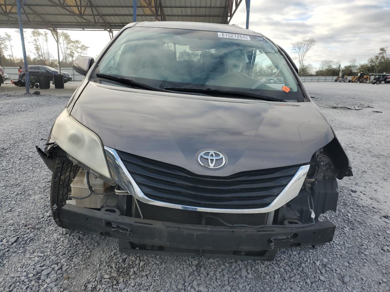 2013 Toyota Sienna VIN 5TDKK3DC7DS284402 Copart auction photo, all over damage thumbnail 5