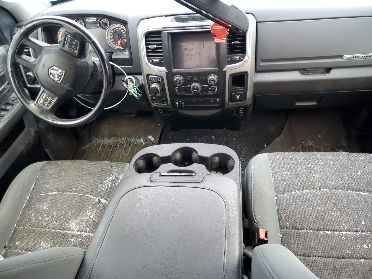 2019 RAM 1500 VIN 1C6RR7LT8KS593455 Copart auction photo, rollover / all over damage thumbnail 8
