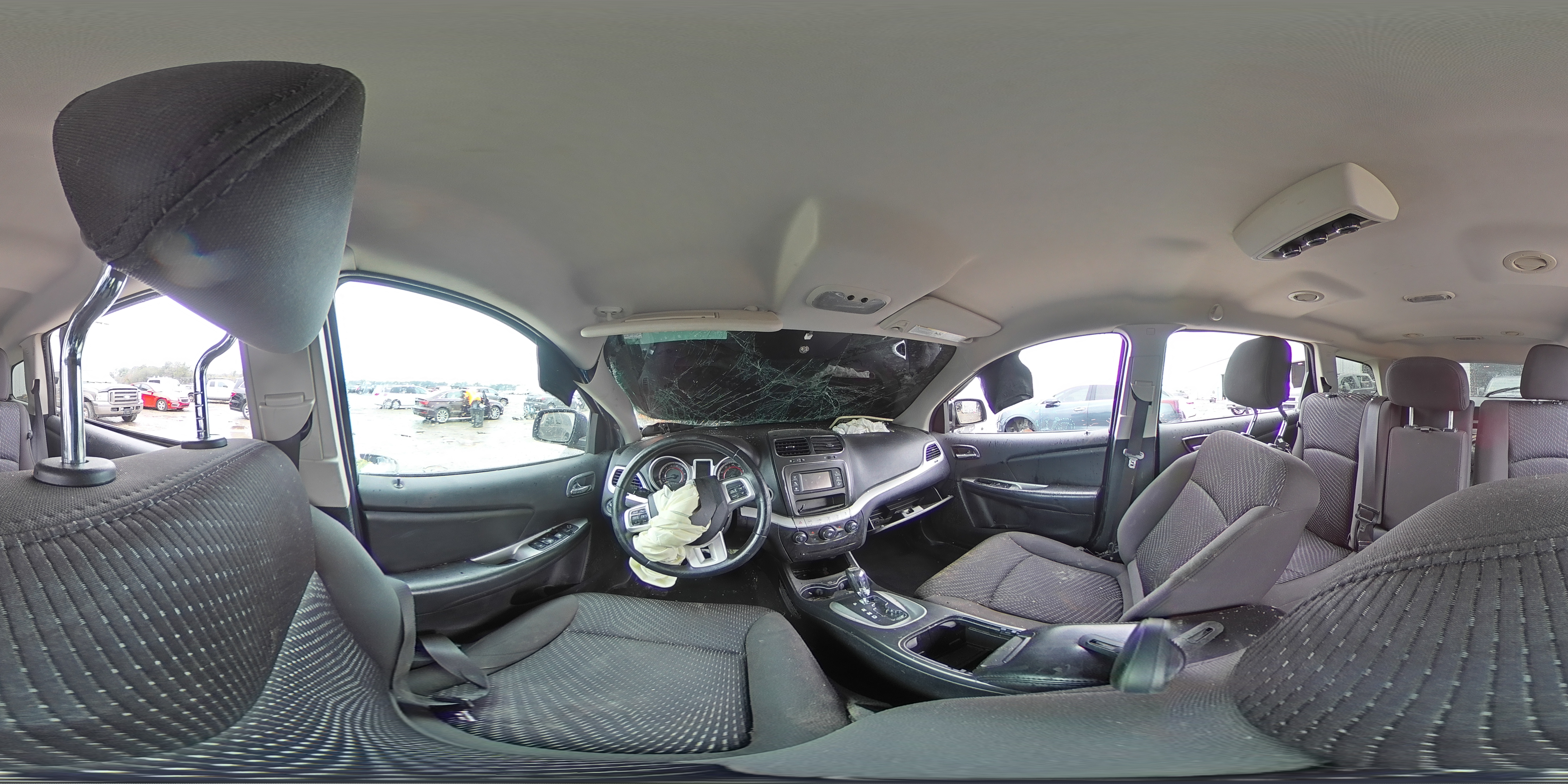 2016 Dodge Journey VIN 3C4PDCBB0GT250189 Copart auction photo, front end / side damage thumbnail 16