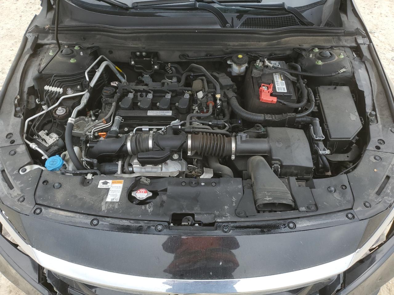 2020 Honda Accord VIN 1HGCV1F40LA000336 Copart auction photo, all over damage thumbnail 13