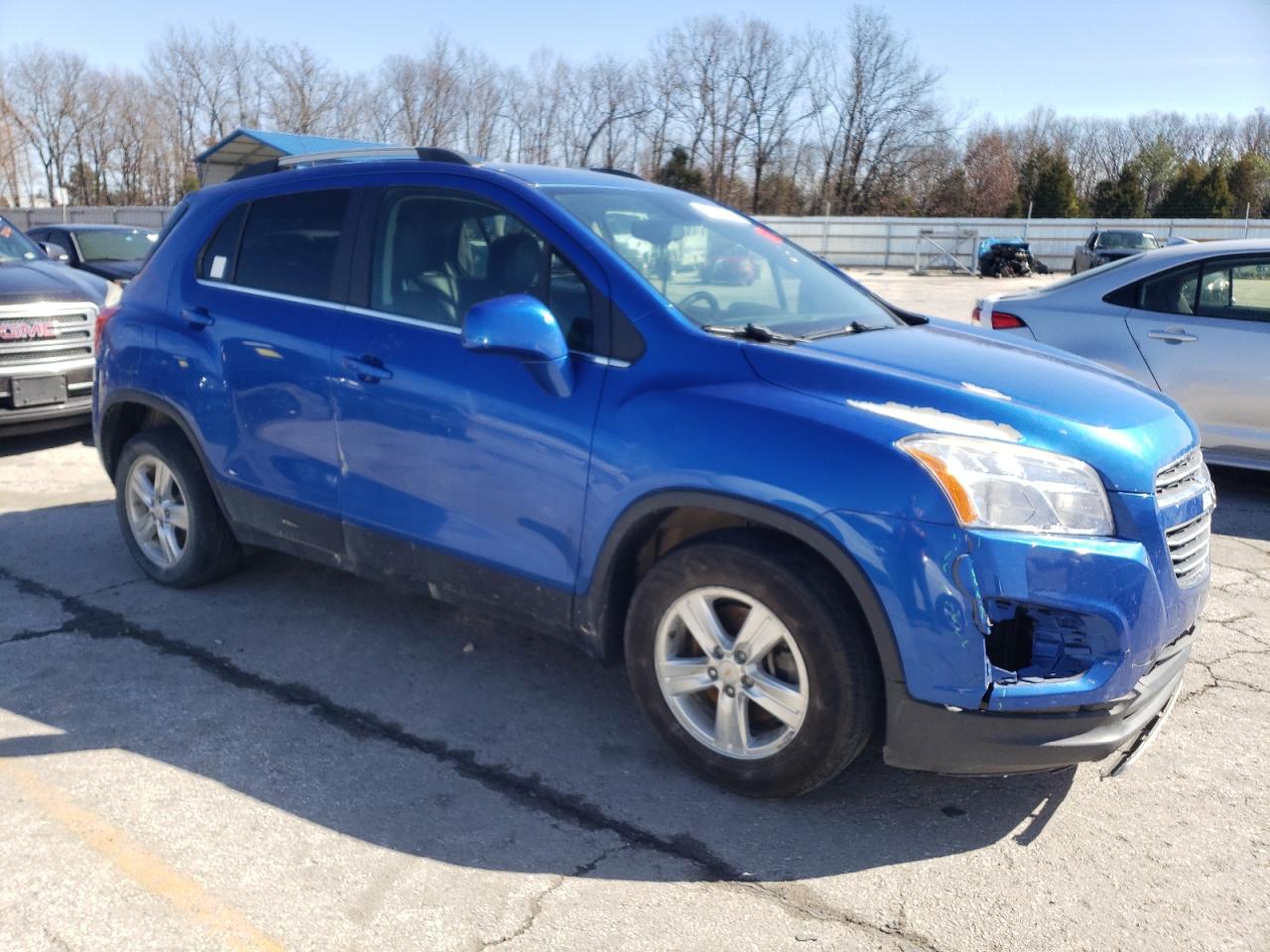 2015 Chevrolet Trax VIN KL7CJLSB8FB253619 Copart auction photo, front end / hail damage thumbnail 4