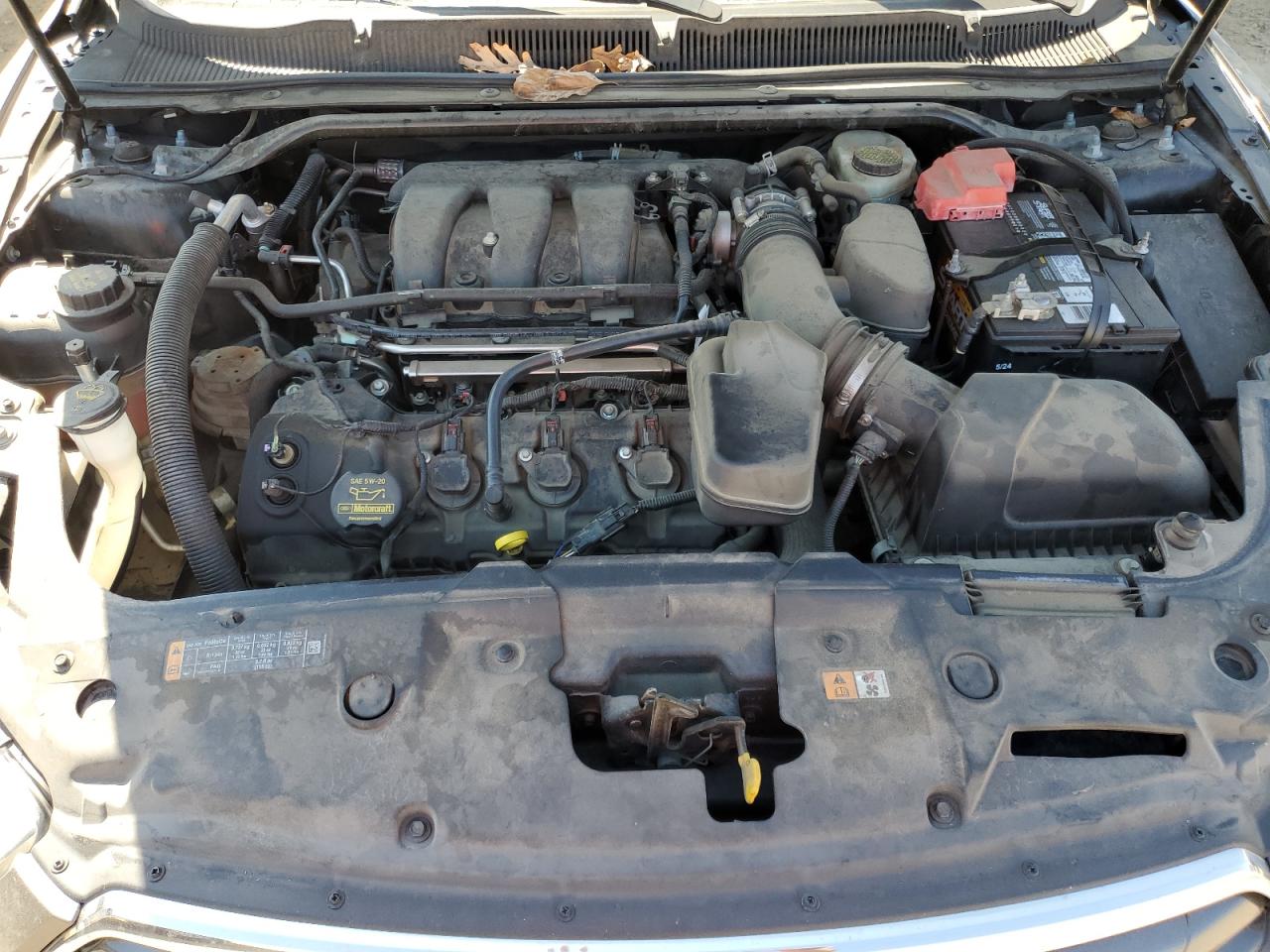 2014 Ford Taurus VIN 1FAHP2F89EG105714 Copart auction photo, front end / side damage thumbnail 11