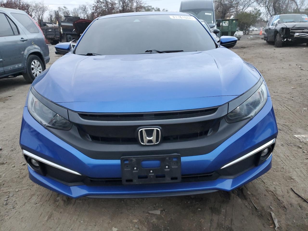 2019 Honda Civic VIN 19XFC1F32KE204575 Copart auction photo, side / minor dent/scratches damage thumbnail 5