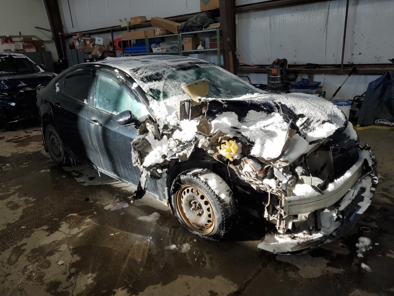 2013 Dodge Dart VIN 1C3CDFCB0DD328040 Copart auction photo, front end / undercarriage damage thumbnail 4