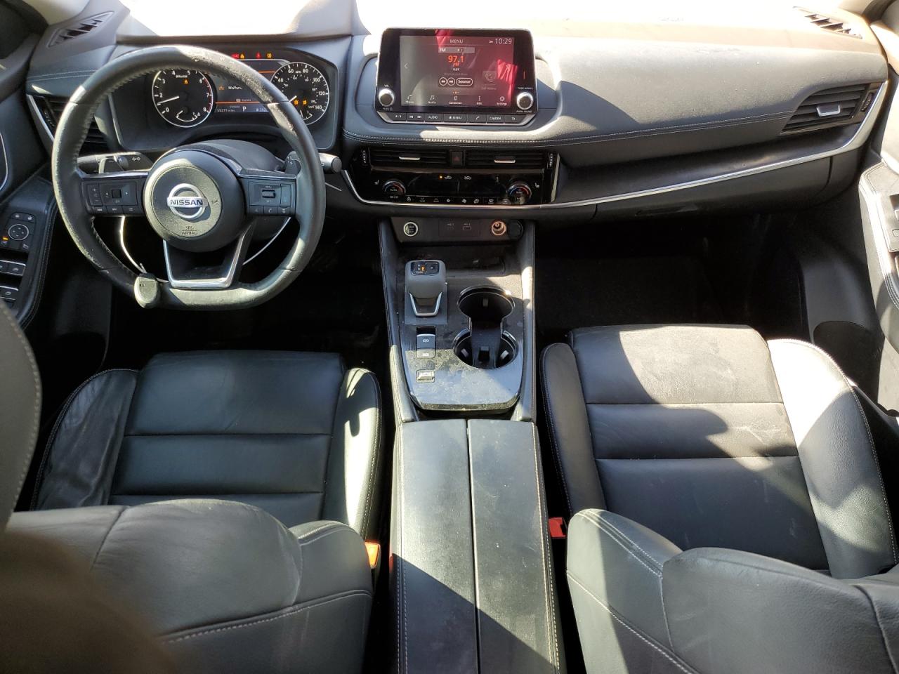 2021 Nissan Rogue VIN JN8AT3CA8MW007738 Copart auction photo, rear end damage thumbnail 8