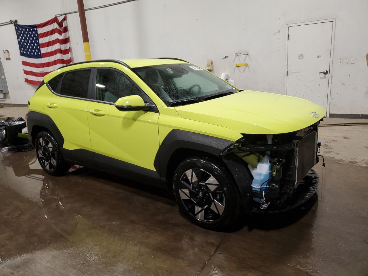 2024 Hyundai Kona VIN KM8HB3AB1RU137383 Copart auction photo, front end damage thumbnail 4