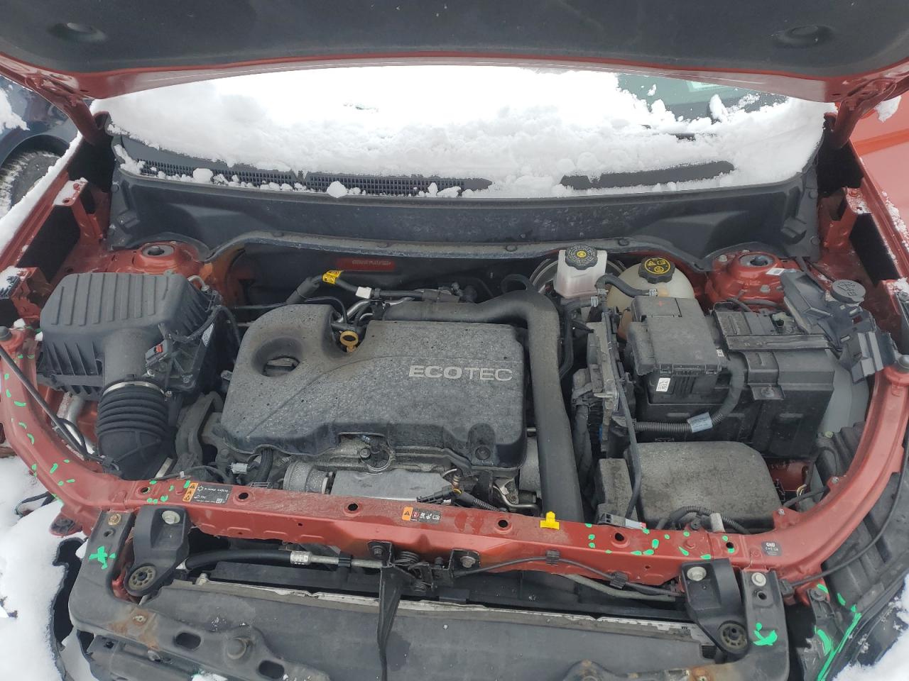 2020 Chevrolet Equinox VIN 2GNAXUEV9L6151000 Copart auction photo, front end damage thumbnail 11