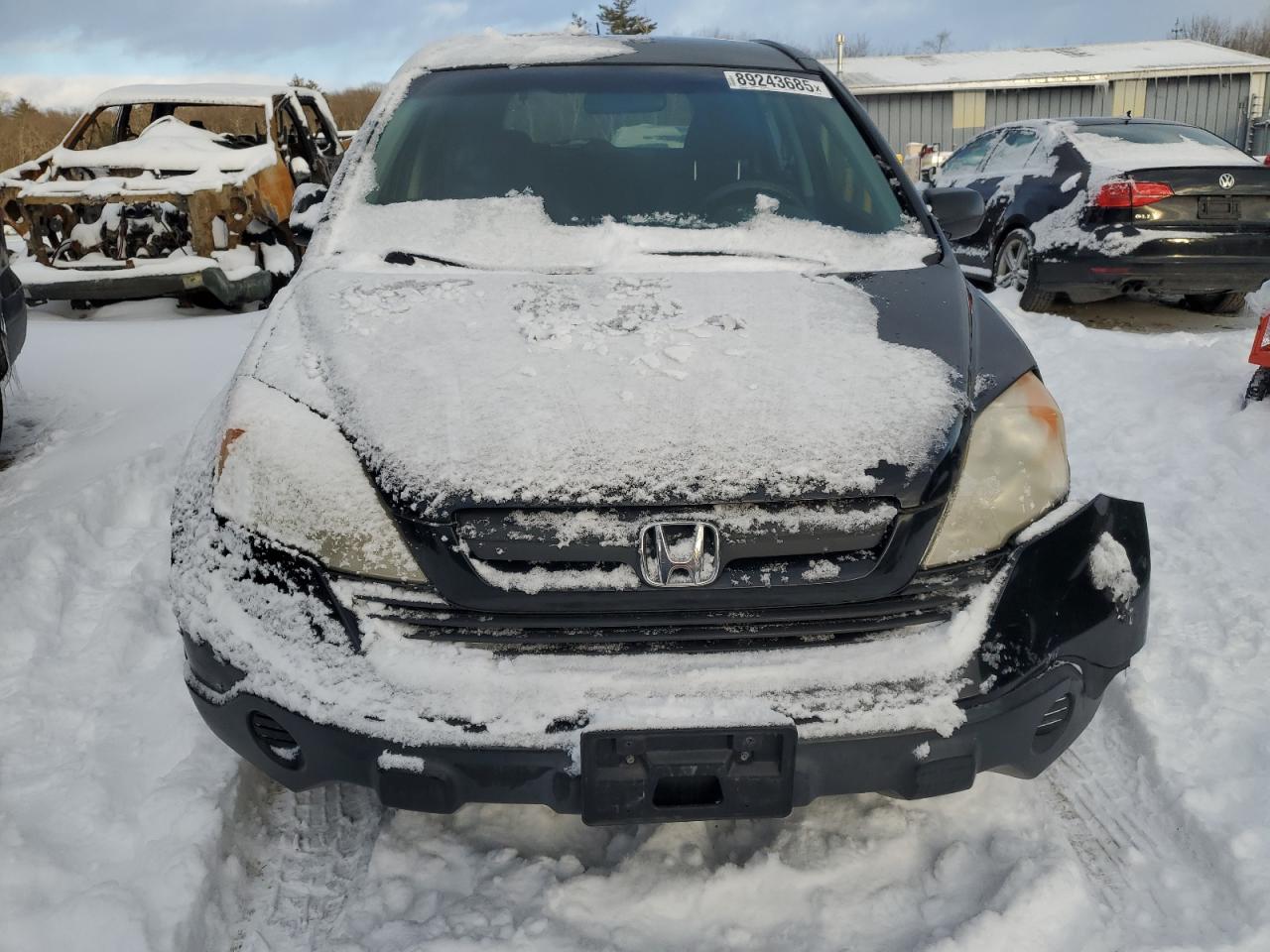 2008 Honda CR-V VIN JHLRE48348C043140 Copart auction photo, front end / undercarriage damage thumbnail 5