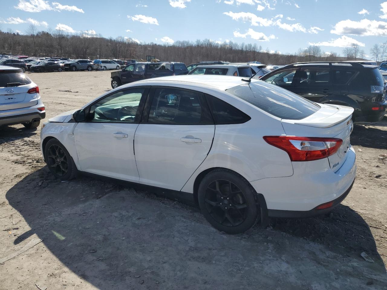 2014 Ford Focus VIN 1FADP3F26EL314660 Copart auction photo, front end / side damage thumbnail 2