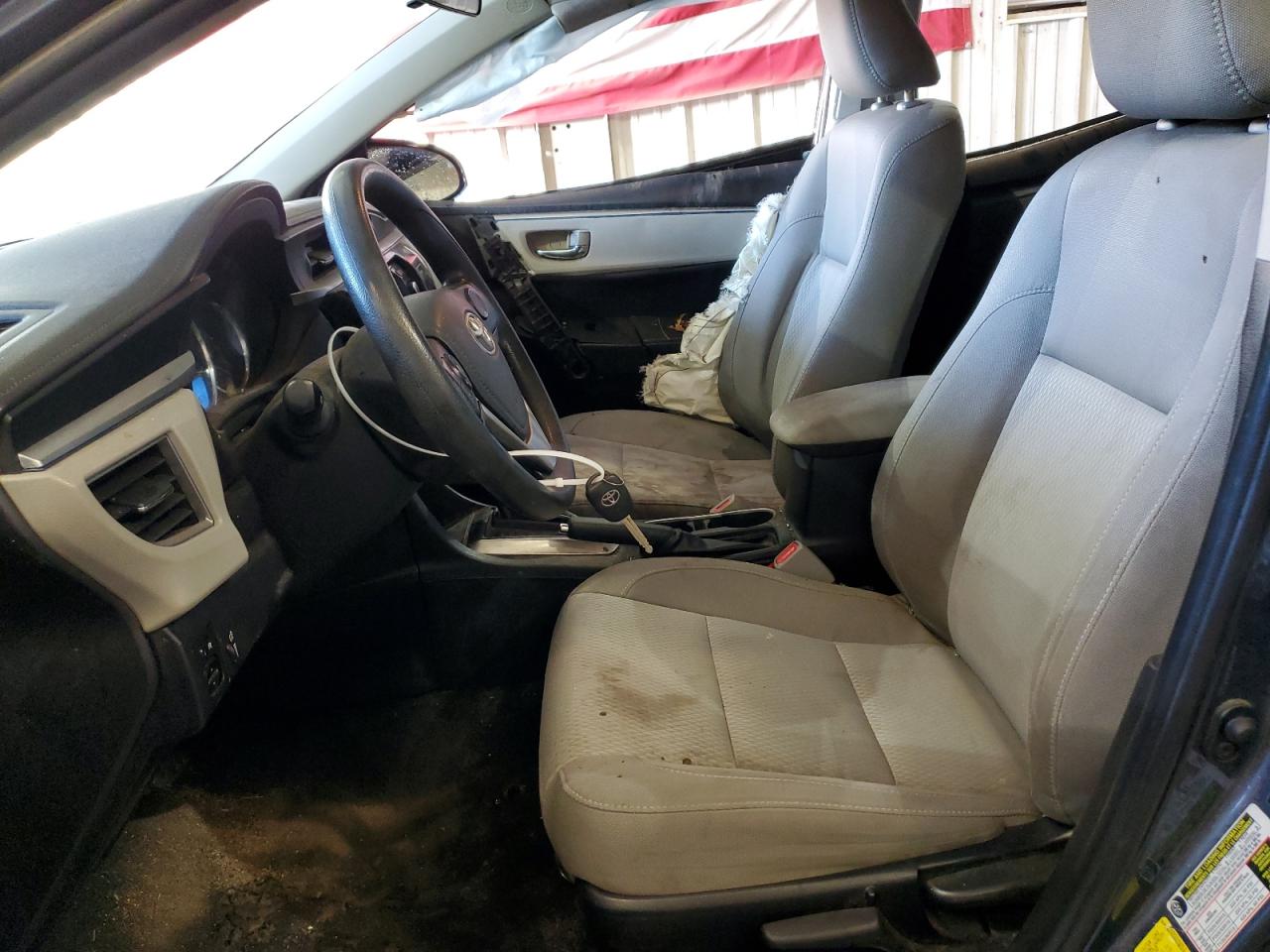 2016 Toyota Corolla VIN 2T1BURHE1GC543228 Copart auction photo, all over damage thumbnail 7