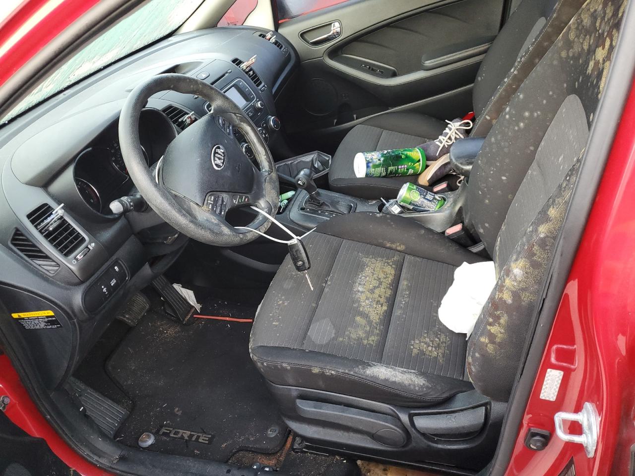 2016 KIA Forte VIN KNAFX4A65G5608171 Copart auction photo, water/flood damage thumbnail 8