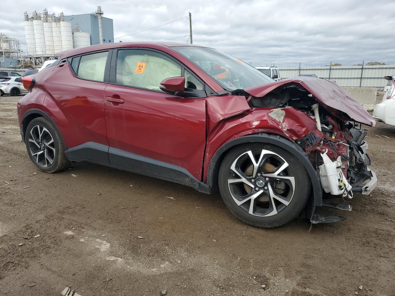 2019 Toyota C-HR VIN JTNKHMBX0K1062459 Copart auction photo, all over damage thumbnail 4