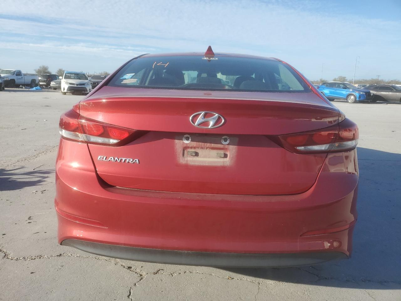 2017 Hyundai Elantra VIN KMHD84LF9HU248488 Copart auction photo, front end damage thumbnail 6