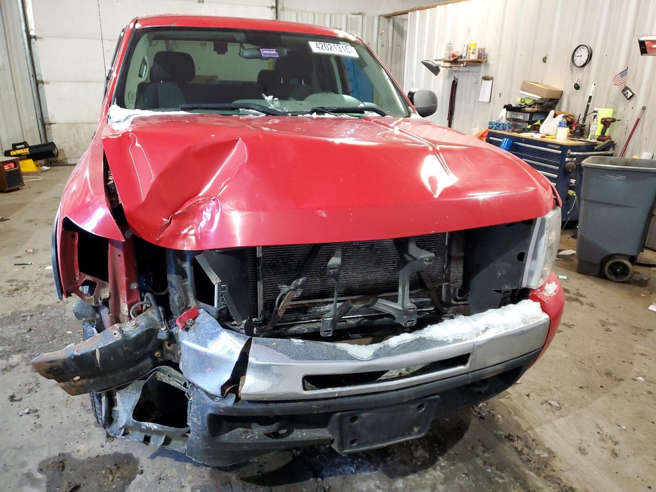 2010 Chevrolet Silverado VIN 1GCSKPEA2AZ144076 Copart auction photo, front end damage thumbnail 5