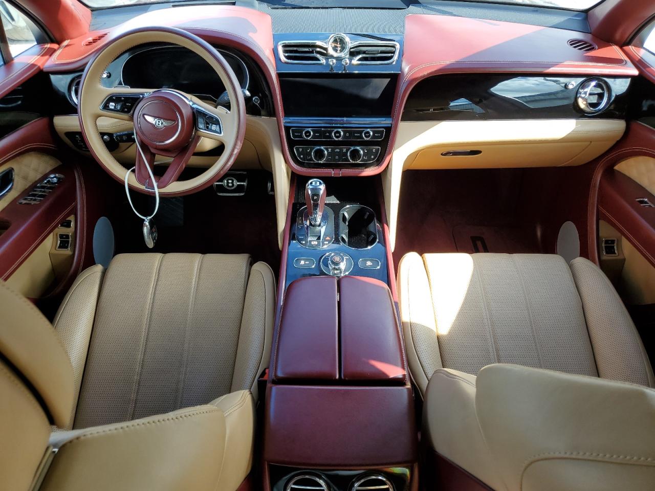 2021 Bentley Bentayga VIN SJAAM2ZV4MC033785 Copart auction photo, water/flood damage thumbnail 8