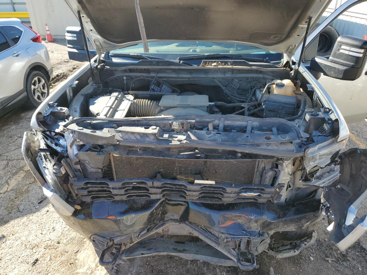 2022 Chevrolet Silverado VIN 1GC4YME70NF207600 Copart auction photo, front end damage thumbnail 12