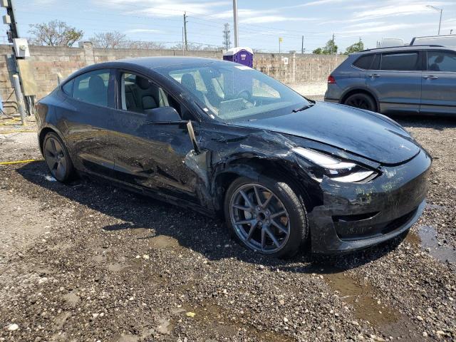 2023 Tesla Model 3 VIN 5YJ3E1EA4PF459517 Copart auction photo, front end / side damage thumbnail 4