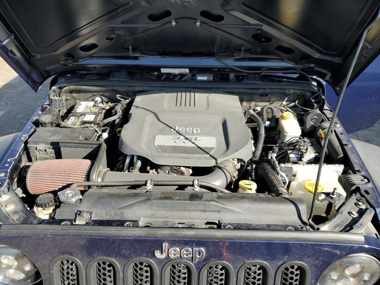 2013 Jeep Wrangler VIN 1C4BJWFG5DL594280 Copart auction photo, vandalism damage thumbnail 12