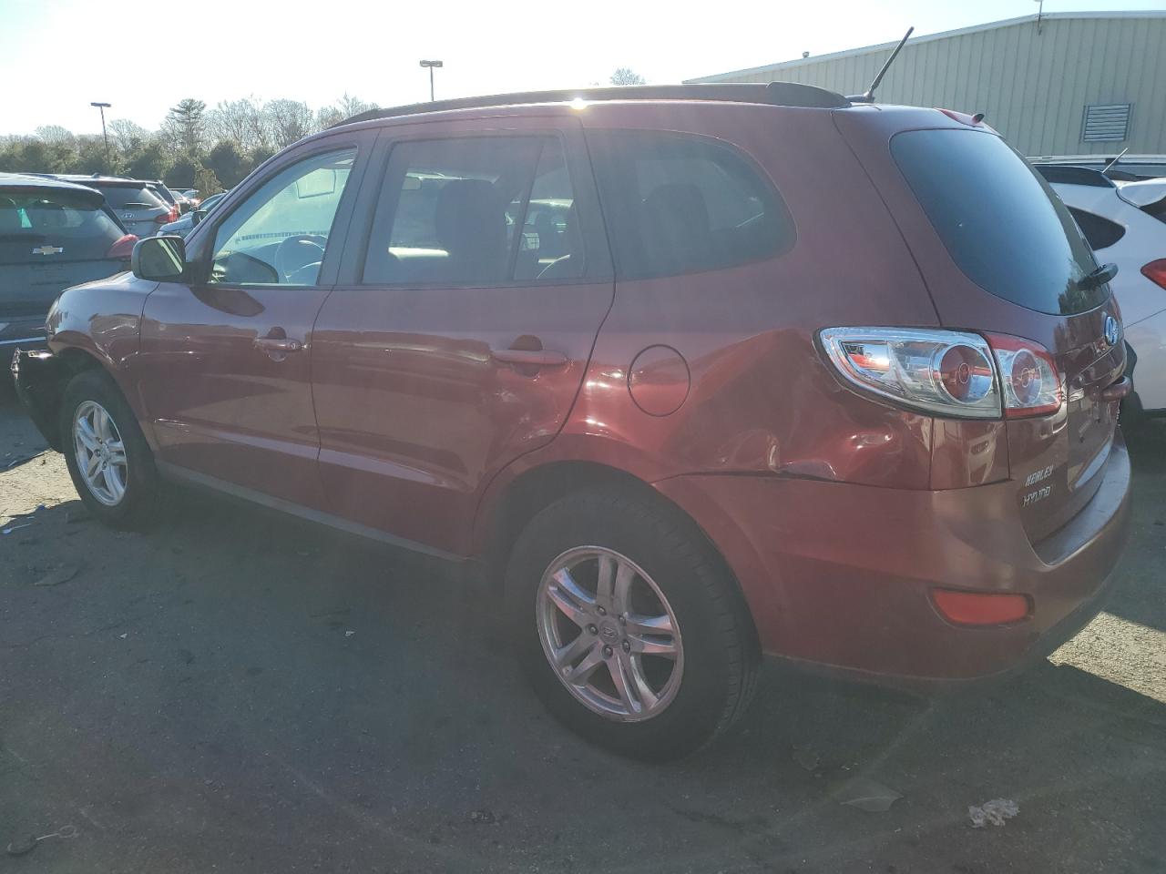 2011 Hyundai Santa Fe VIN 5XYZGDAB1BG018479 Copart auction photo, front end / rear end damage thumbnail 2