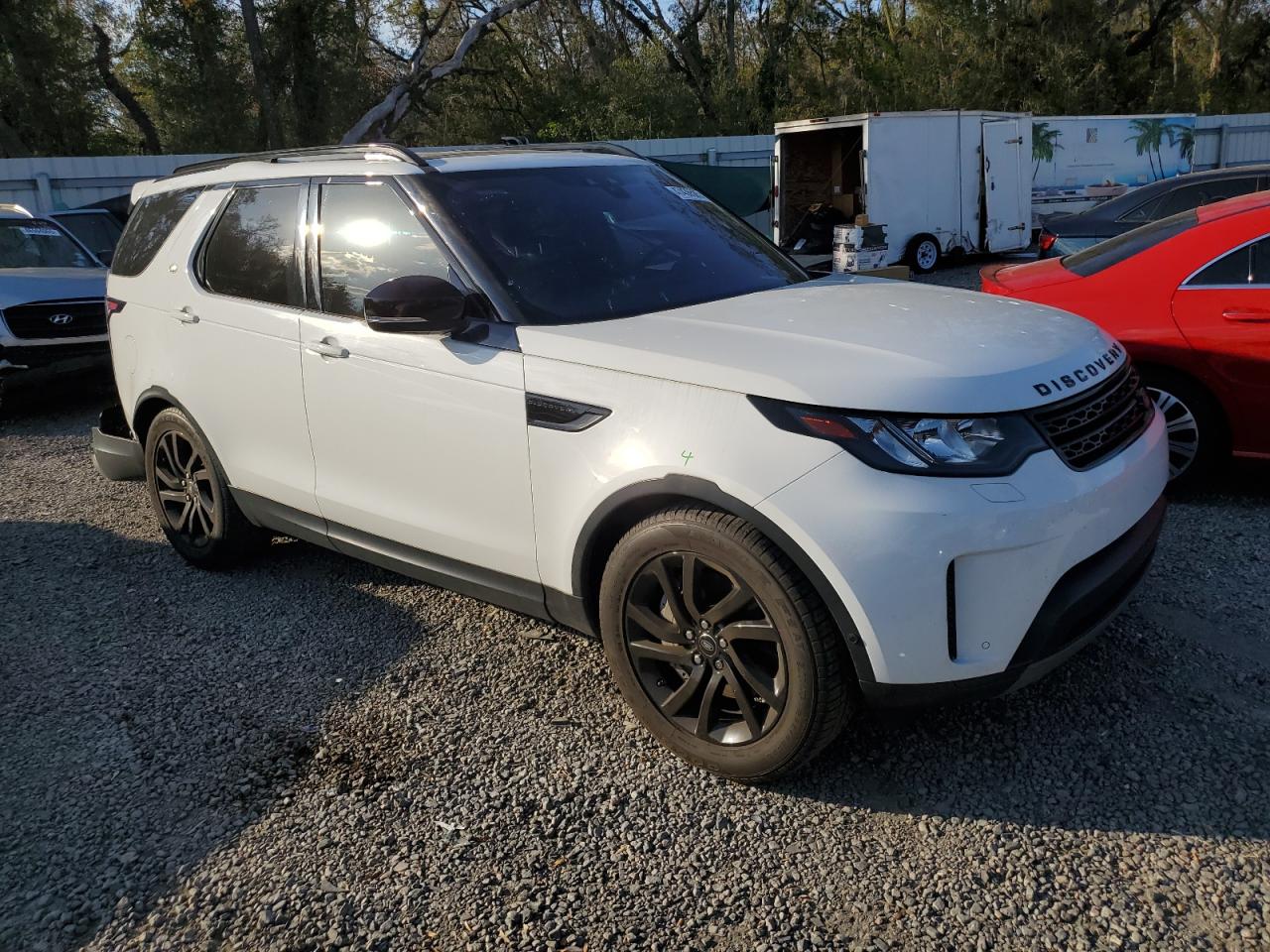 2018 Land Rover Discovery VIN SALRG2RV5JA071521 Copart auction photo, rear end damage thumbnail 4