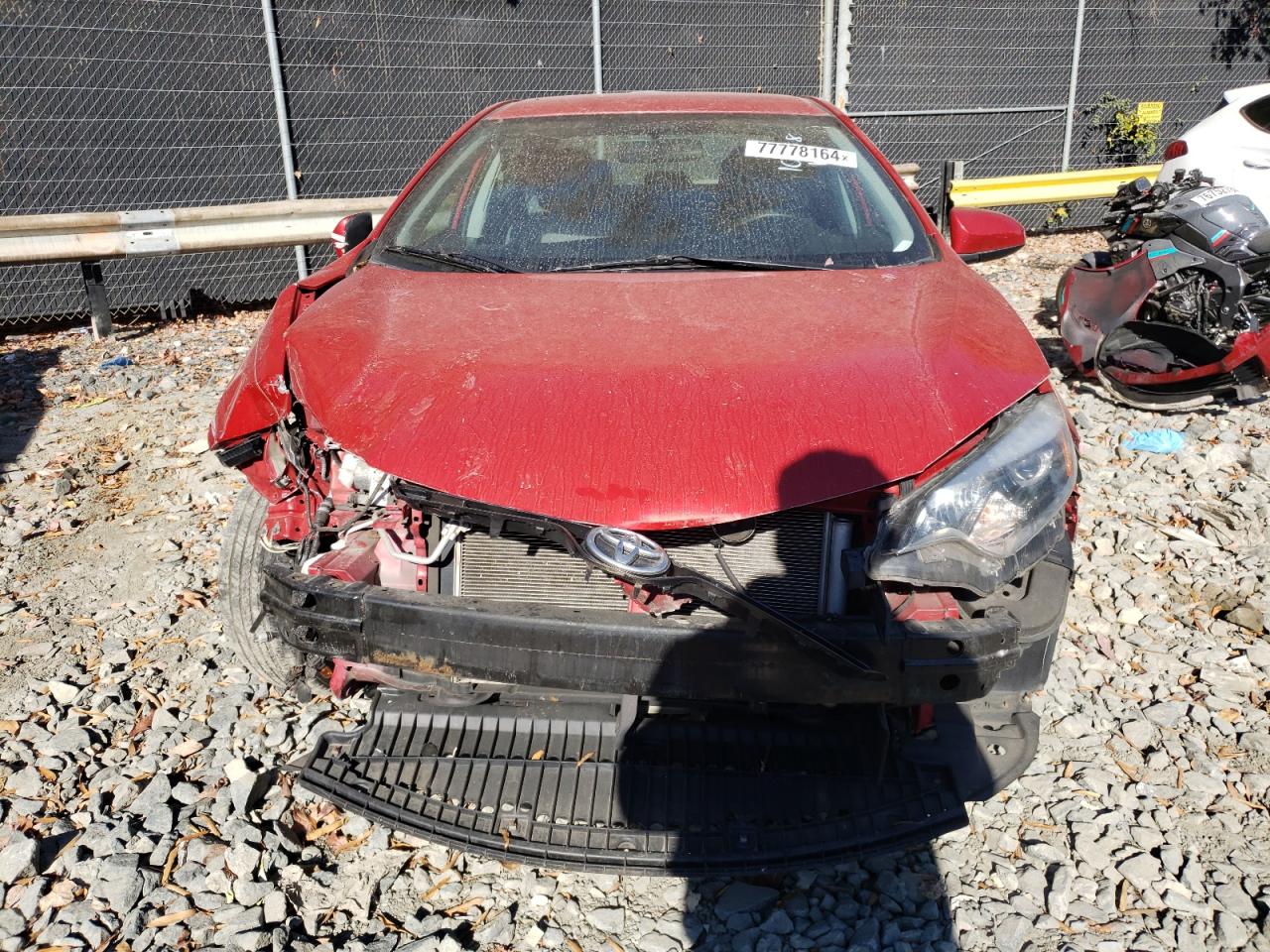 2016 Toyota Corolla VIN 2T1BURHEXGC589124 Copart auction photo, front end damage thumbnail 5