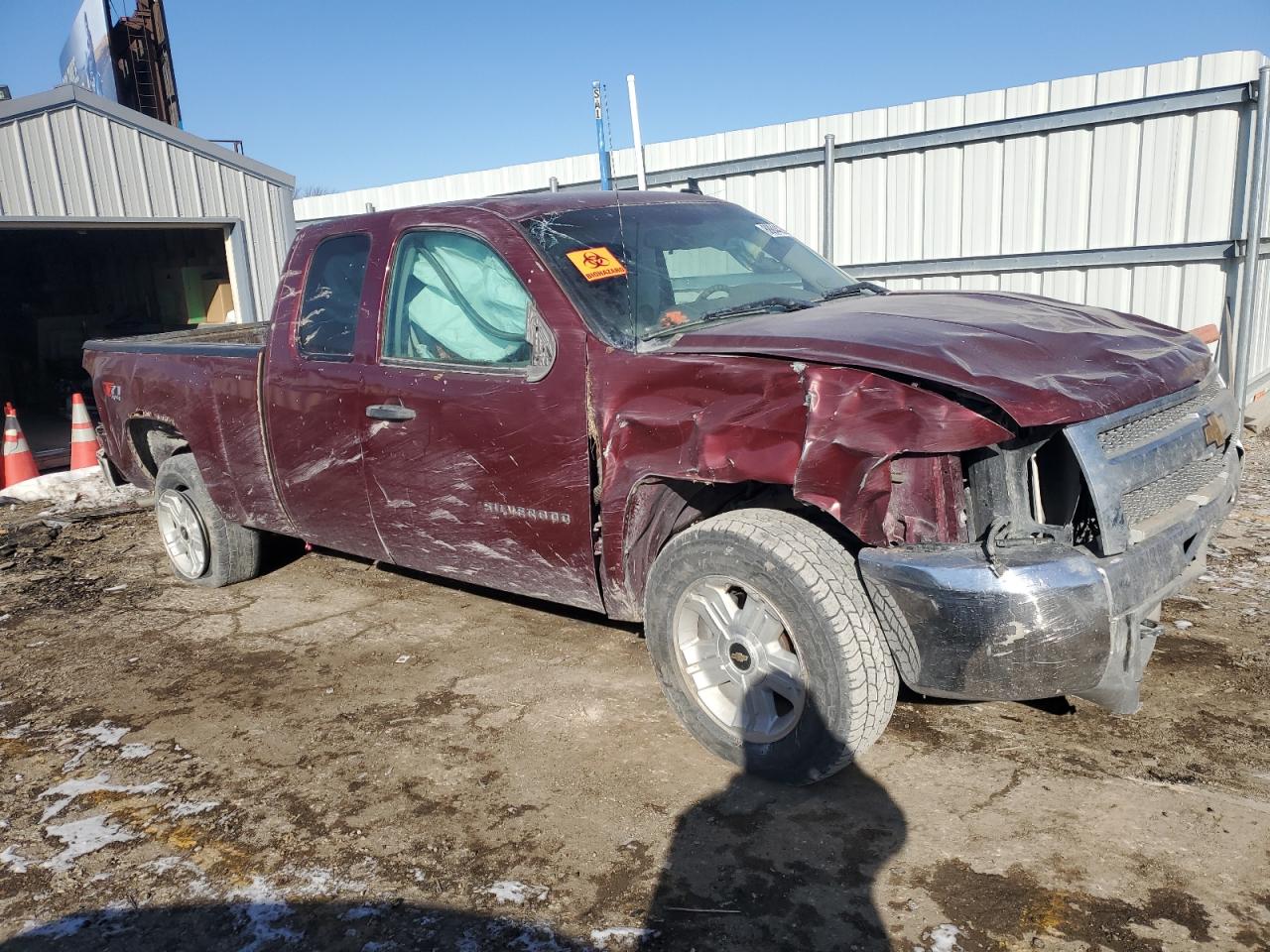 2013 Chevrolet Silverado VIN 1GCRKSE71DZ248374 Copart auction photo, rollover damage thumbnail 4