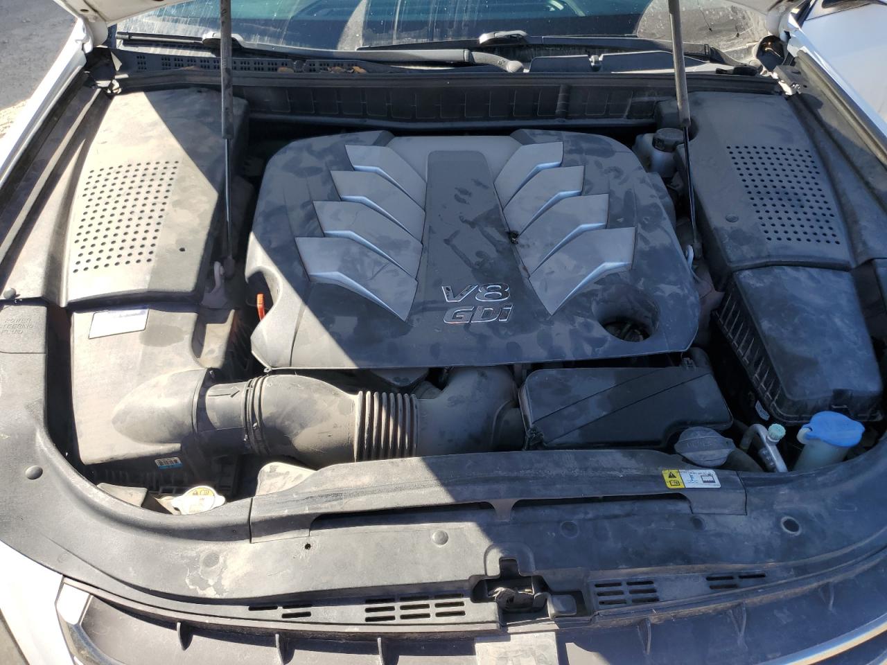 2014 Hyundai Equus VIN KMHGH4JH1EU090936 Copart auction photo, front end / rear end damage thumbnail 11