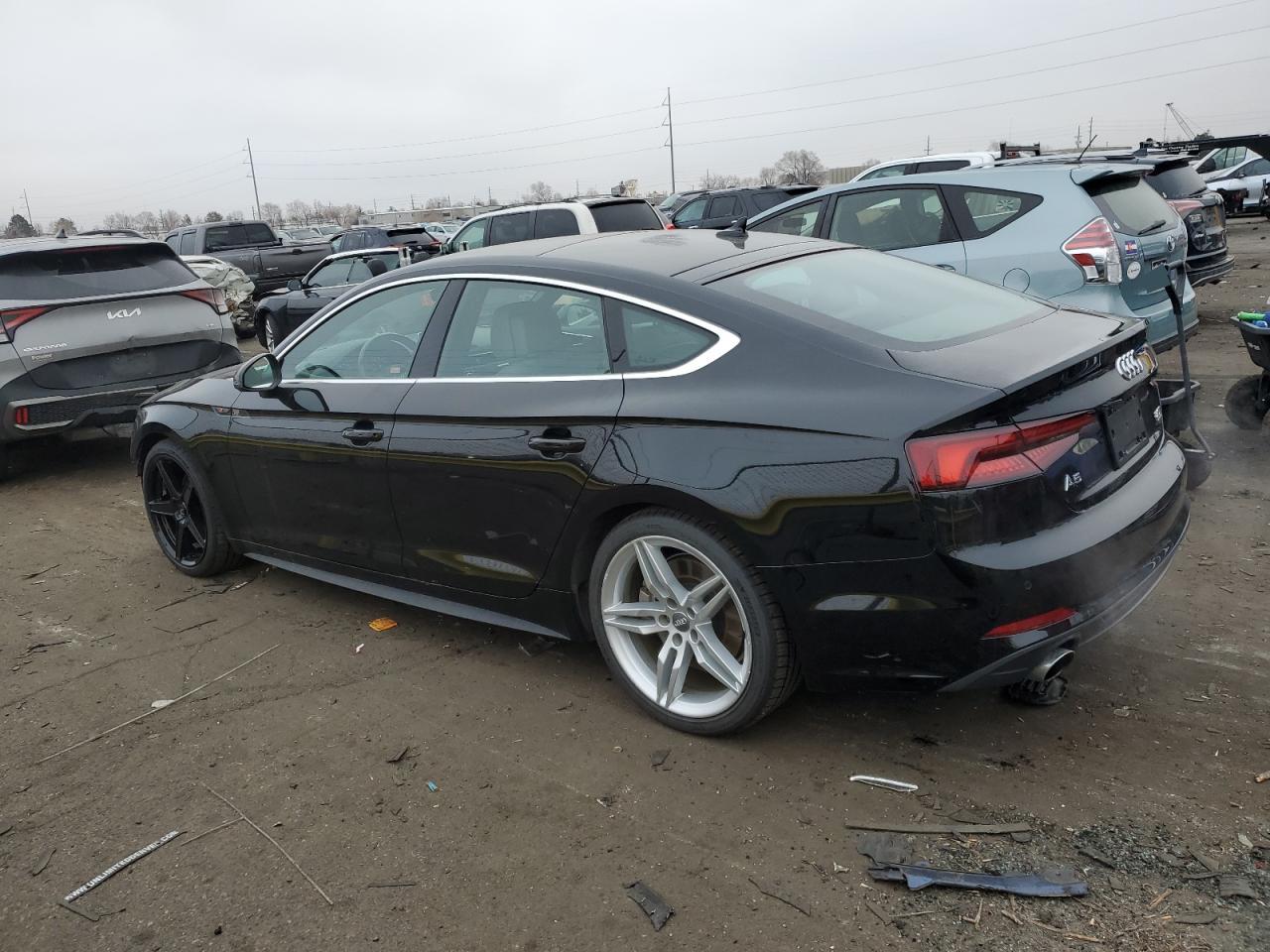 2018 Audi A5 VIN WAUFNCF52JA079440 Copart auction photo, frame damage / front end damage thumbnail 2