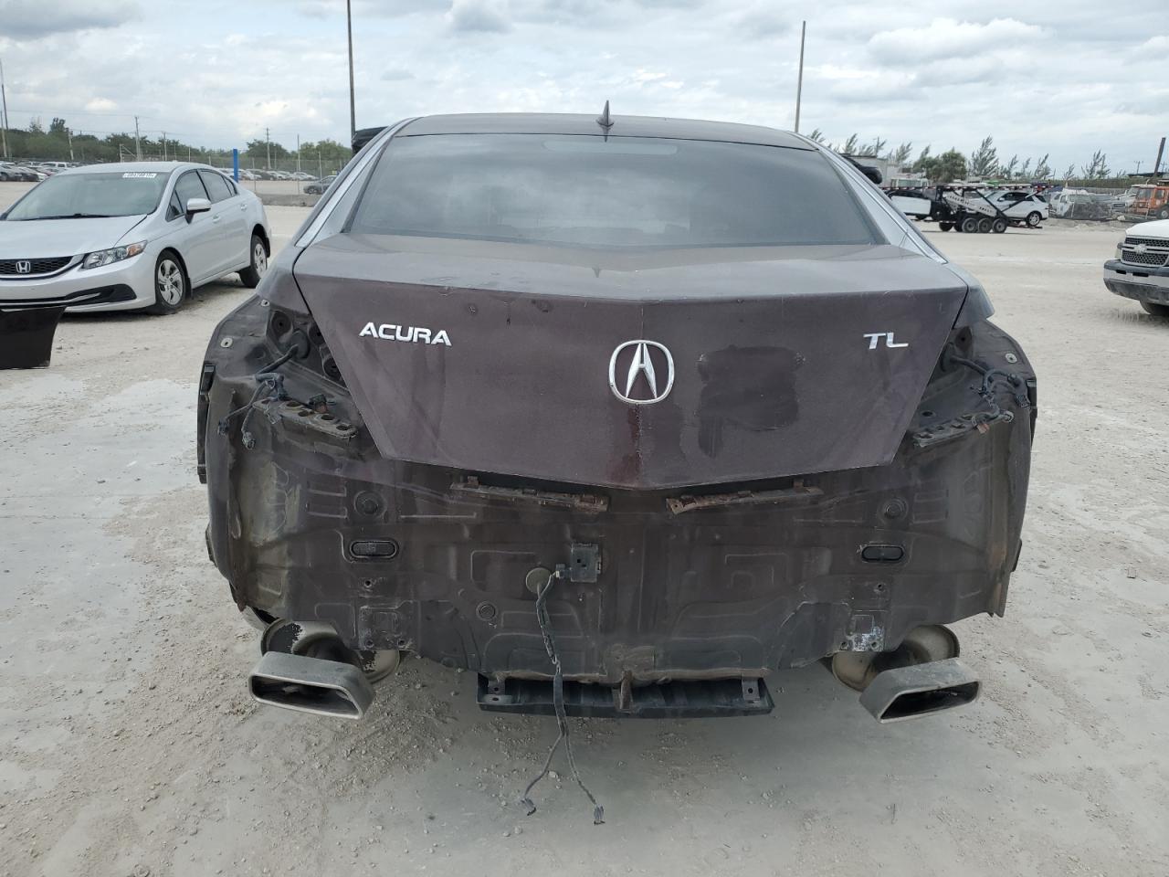 2010 Acura TL VIN 19UUA8F20AA018548 Copart auction photo, rear end / minor dent/scratches damage thumbnail 6