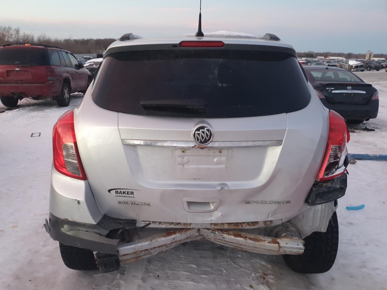 2014 Buick Encore VIN KL4CJCSB6EB531834 Copart auction photo, all over damage thumbnail 6