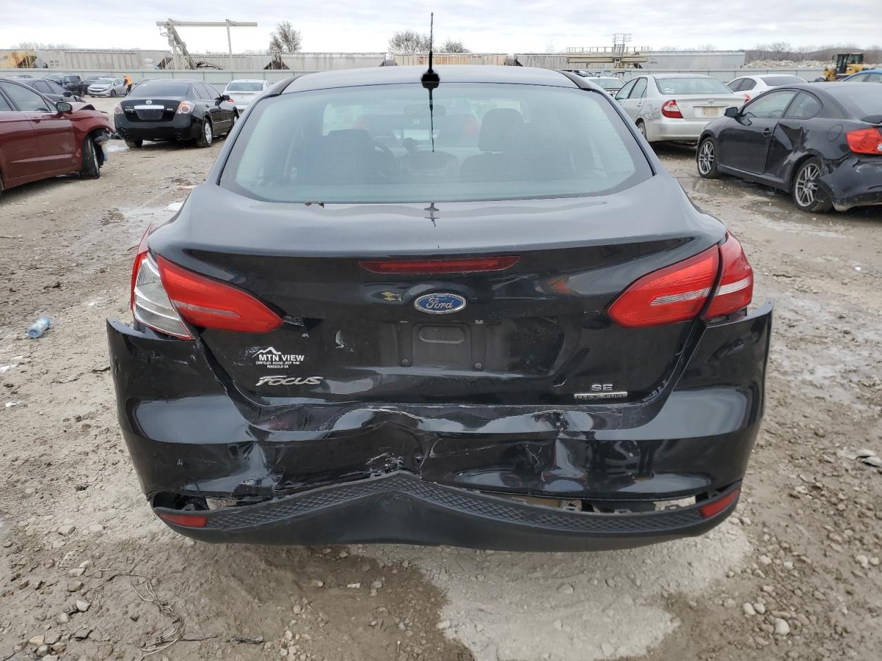 2015 Ford Focus VIN 1FADP3F25FL204412 Copart auction photo, all over damage thumbnail 6