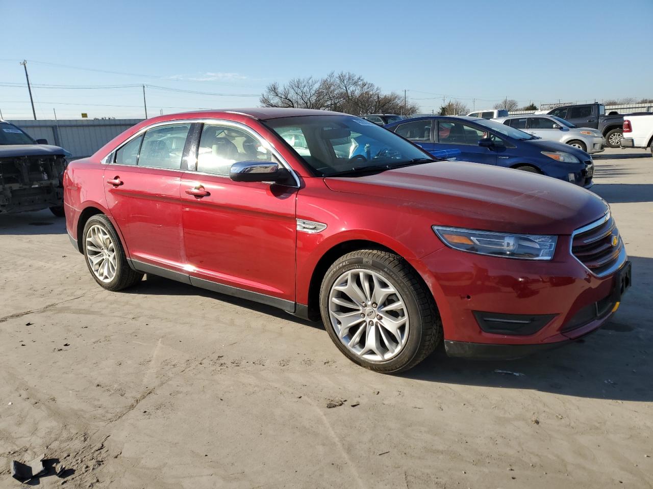 2015 Ford Taurus VIN 1FAHP2F87FG182454 Copart auction photo, frame damage damage thumbnail 4
