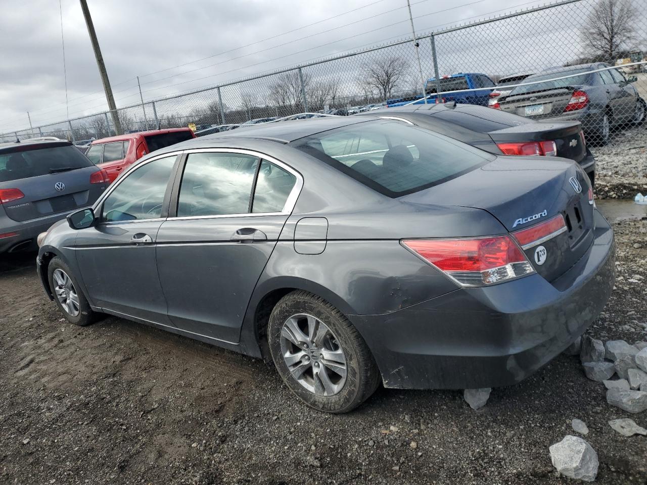 2012 Honda Accord VIN 1HGCP2F61CA167113 Copart auction photo, front end / side damage thumbnail 2