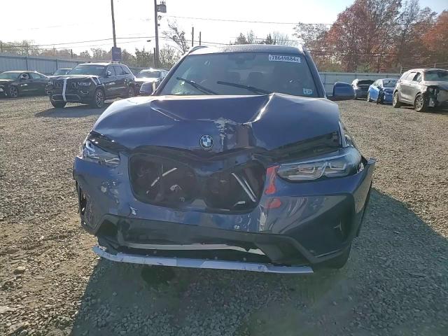 2022 BMW X3 VIN 5UX53DP05N9L89066 Copart auction photo, front end damage thumbnail 12