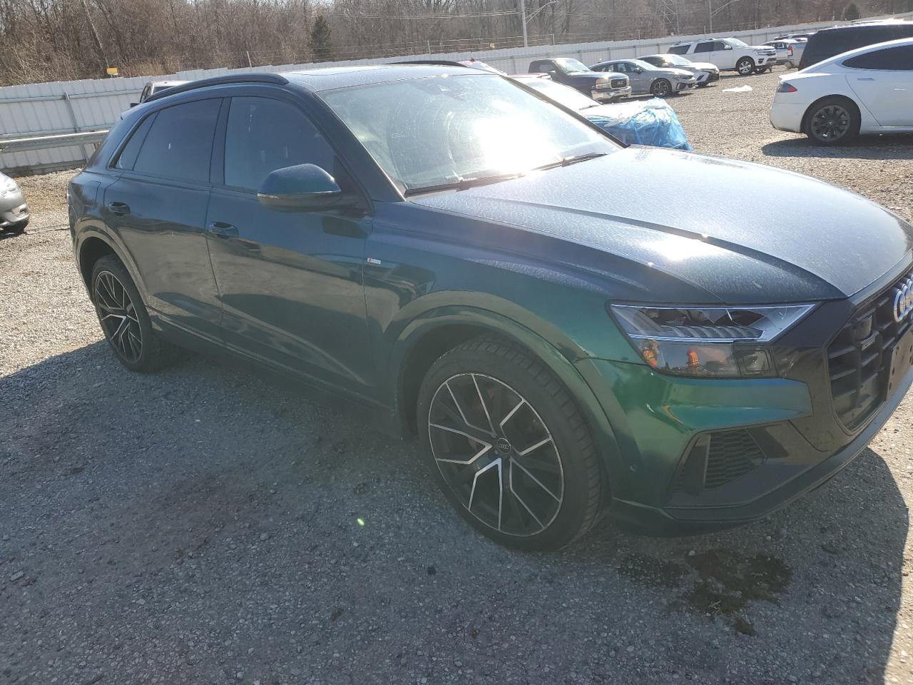 2019 Audi Q8 VIN WA1FVAF14KD039343 Copart auction photo, vandalism / all over damage thumbnail 4