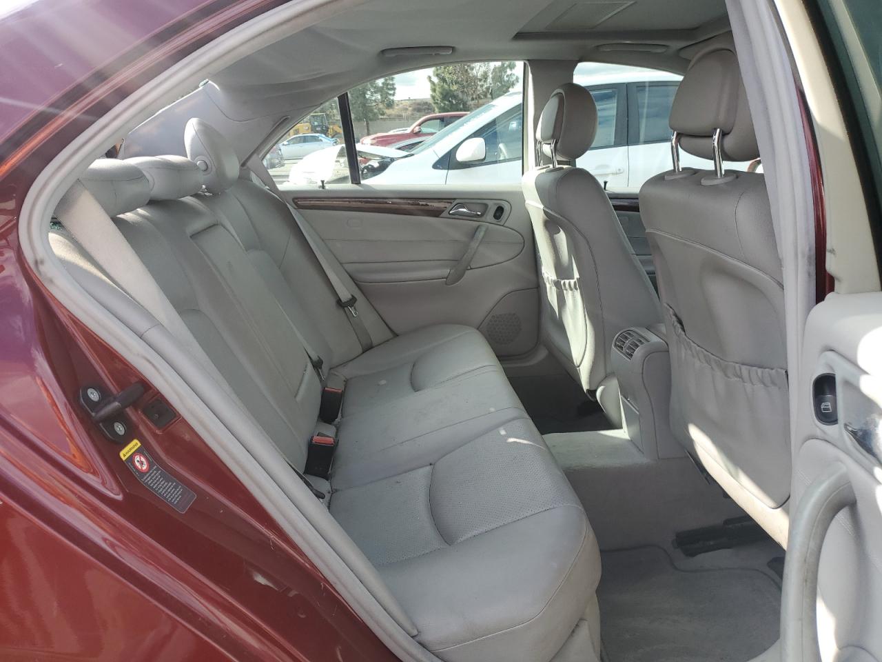 2003 Mercedes-Benz C-klasse VIN WDBRF61J13F374536 Copart auction photo, rear end / side damage thumbnail 10