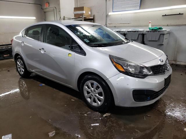 2014 KIA Rio VIN KNADM4A36E6404699 Copart auction photo, all over damage thumbnail 4