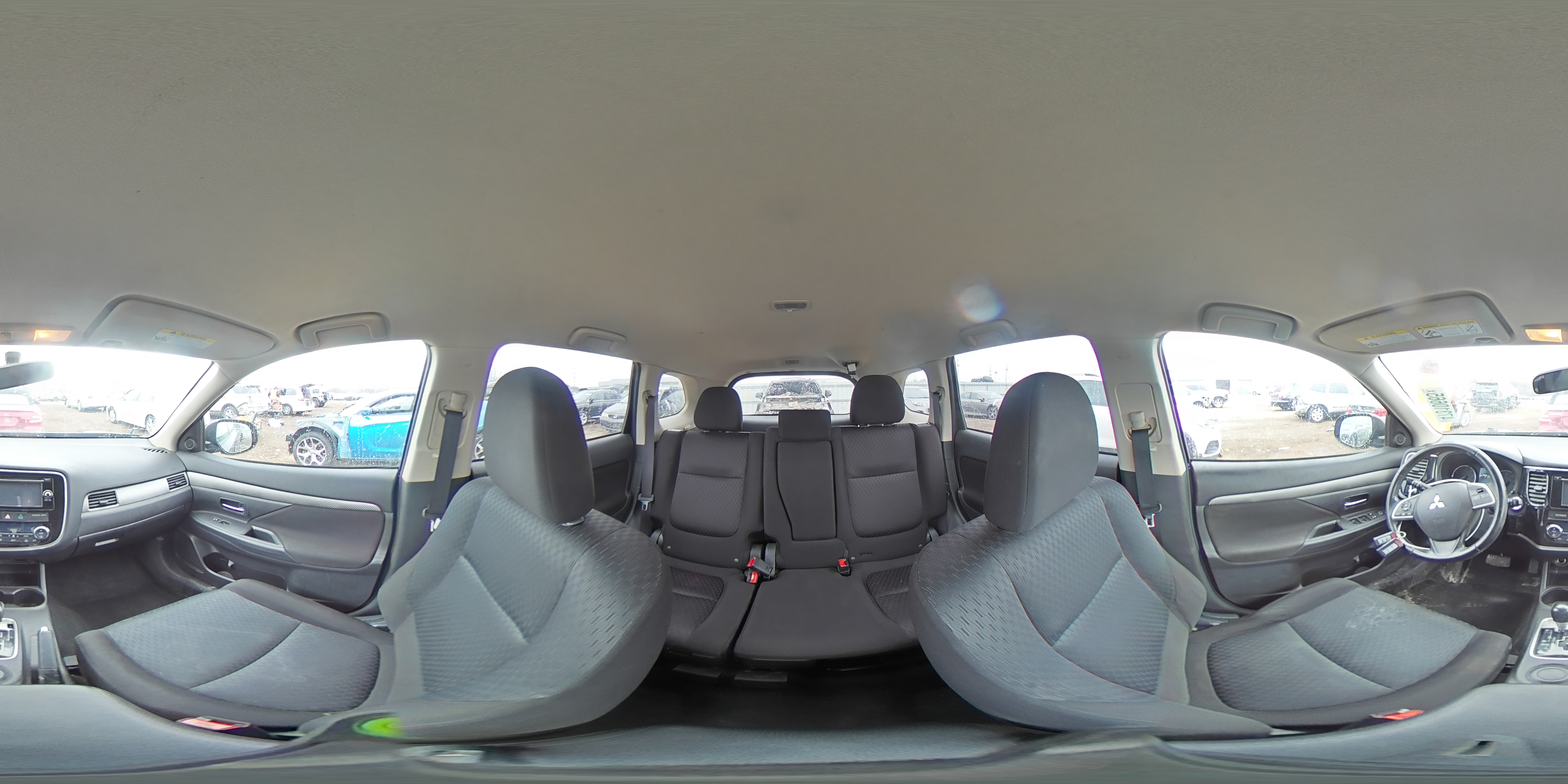 2014 Mitsubishi Outlander VIN JA4AD3A34EZ012670 Copart auction photo, front end / side damage thumbnail 15